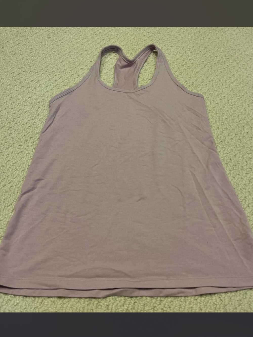 light pink purple racer back tank